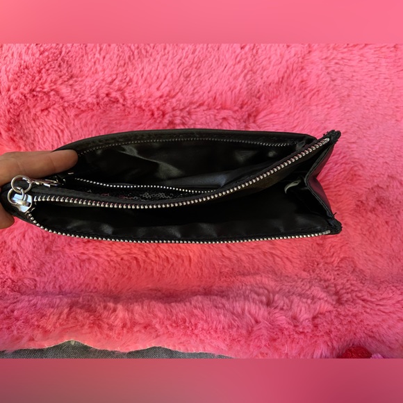 Victoria’s Secret Black Sequin Zippered Makeup Pouch - Picture 5 of 5